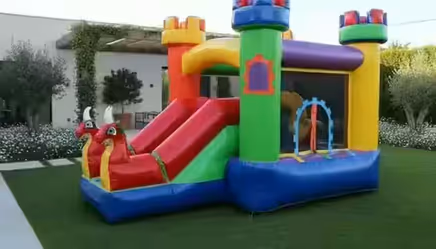 Dragones Rojos - Inflable mediano para fiestas infantiles
