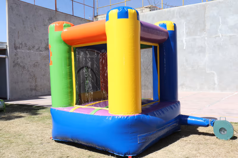 Mini Castillo inflable 2x2 m — brincolin para bebés y primeros cumpleaños en CDMX