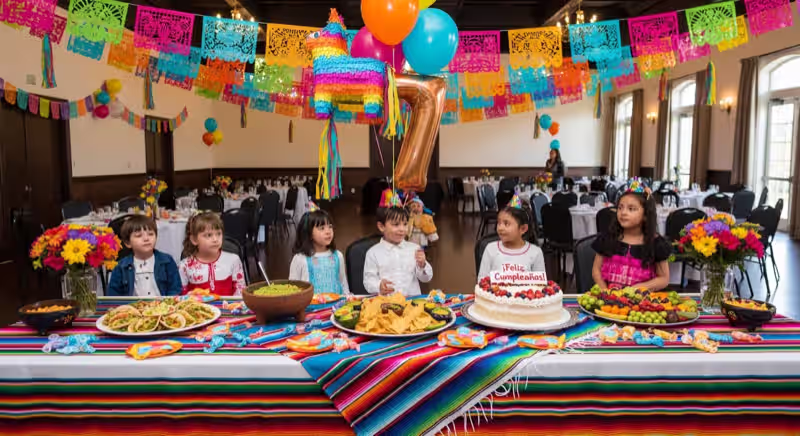 Decoración elegante para bautizo con inflable blanco