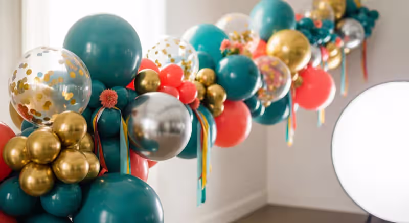 Decoración elegante para evento de primera comunión