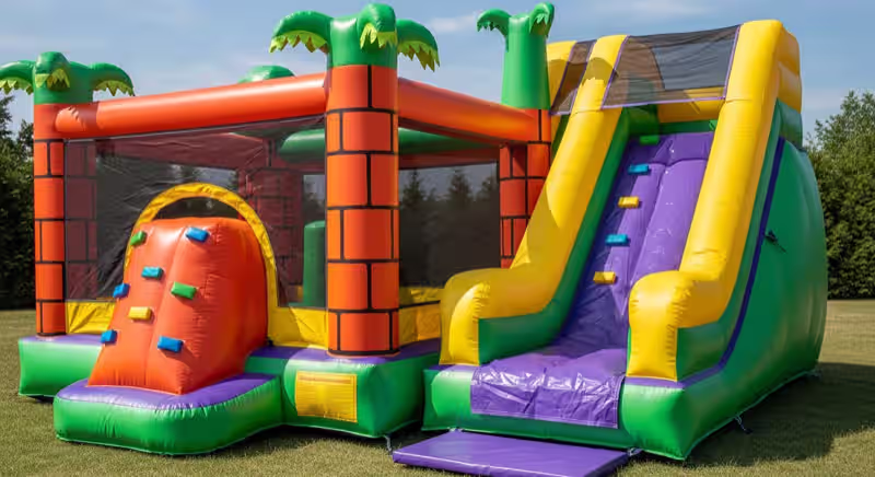 Paquete integral fiesta jardín CDMX inflable y servicios coordinados