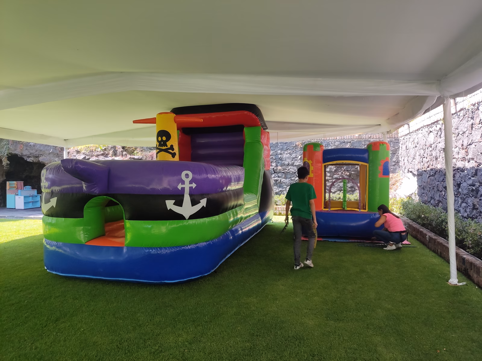 Inflable Barco Pirata - Renta para eventos grandes CDMX