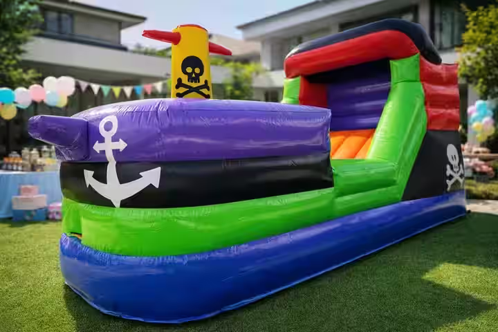 Barco Pirata inflable premium - Renta para eventos en CDMX