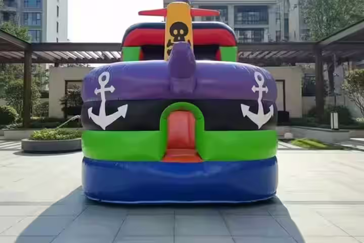 Tobogán gigante Barco Pirata - Inflable para fiestas México