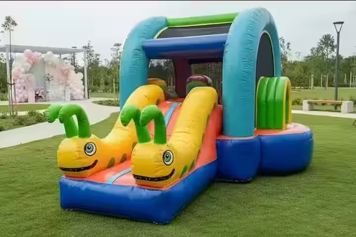 Inflable Gusanitos - Renta para fiestas infantiles CDMX