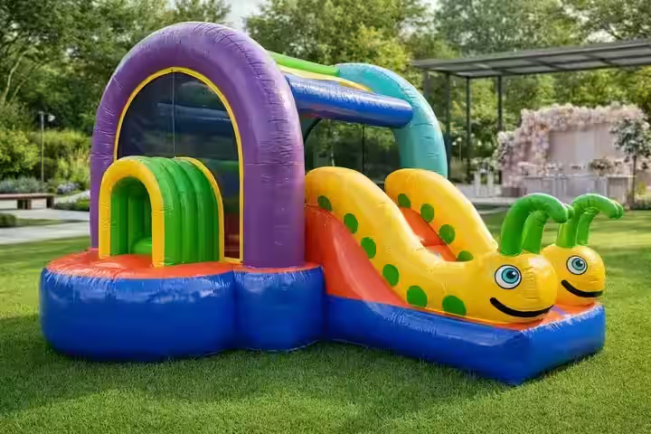 Inflable Gusanitos - Renta para fiestas infantiles CDMX