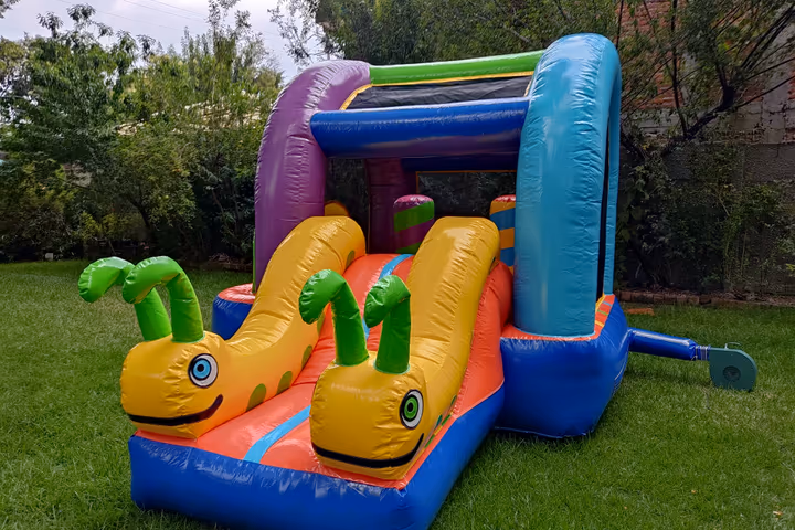Inflable Gusanitos - Renta para fiestas infantiles CDMX